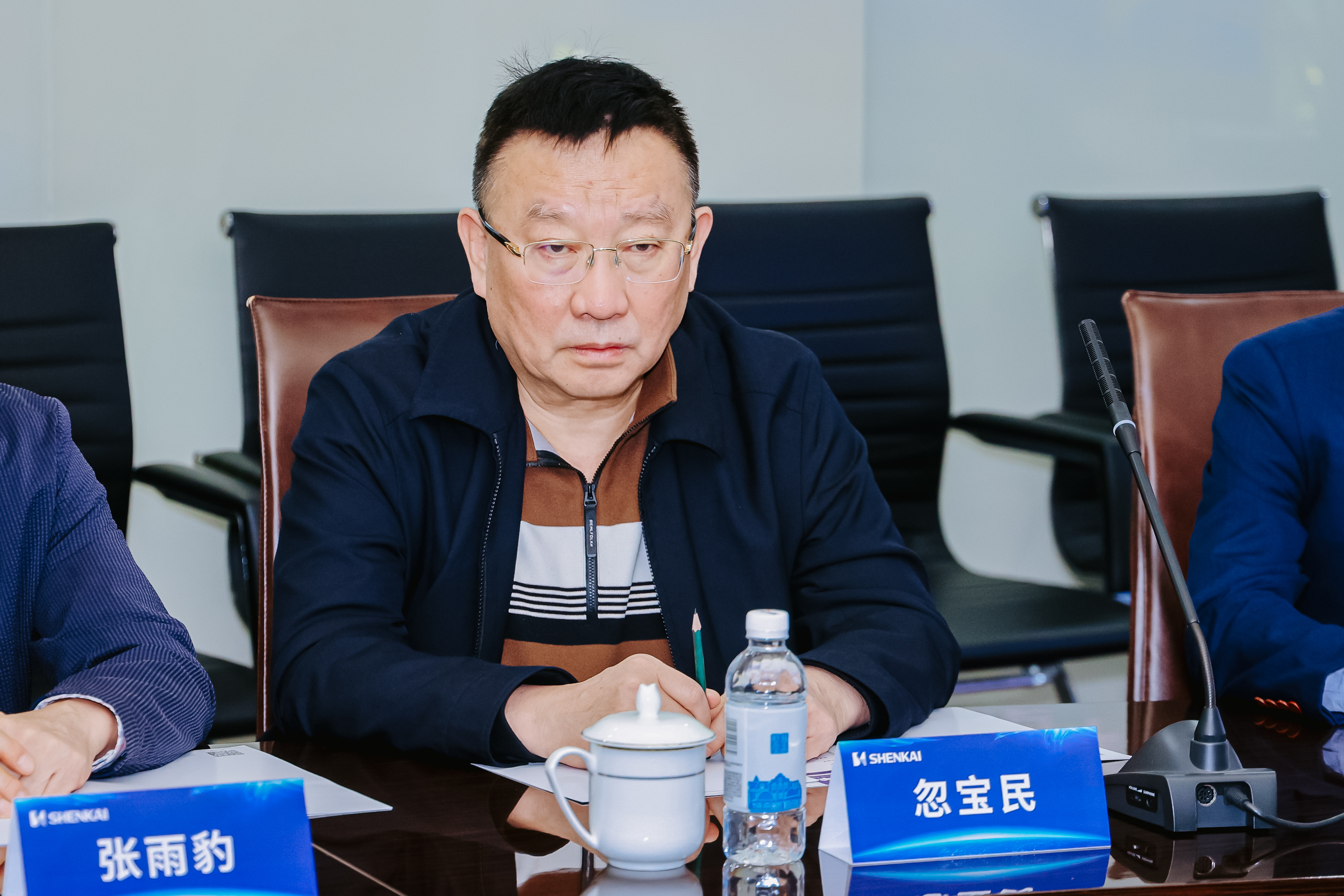 中石协刘宏斌会长一行莅临亿万先生MR参观考察(图7)